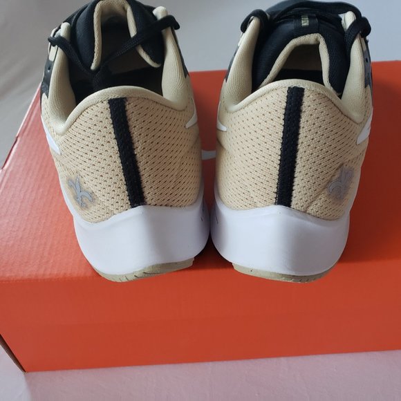 Nike Air Zoom Pegasus 38 New Orleans Saints Shoes Size M 8.5/ W 10 - Picture 11 of 12